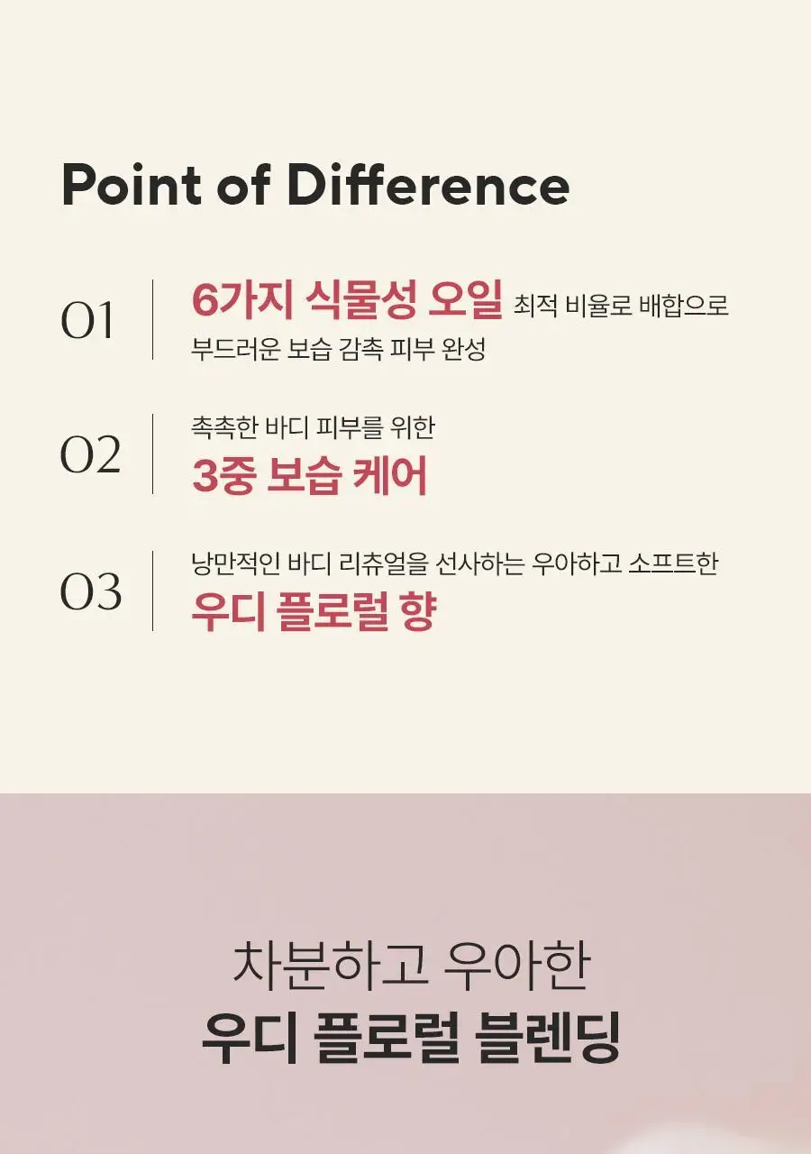 [오일투폼]아로마티카 멜로우니스 오일 인 바디워시 290ml 상세페이지 18
